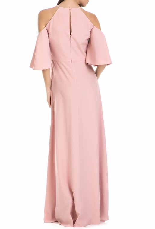TED BAKER-Γυναικείο maxi φόρεμα TED BAKER DULCIEE ροζ 